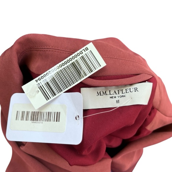 MM Lafleur - Burgundy Women's Dress - Size 16 - Picture 12 of 13